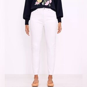 Loft White Jeans